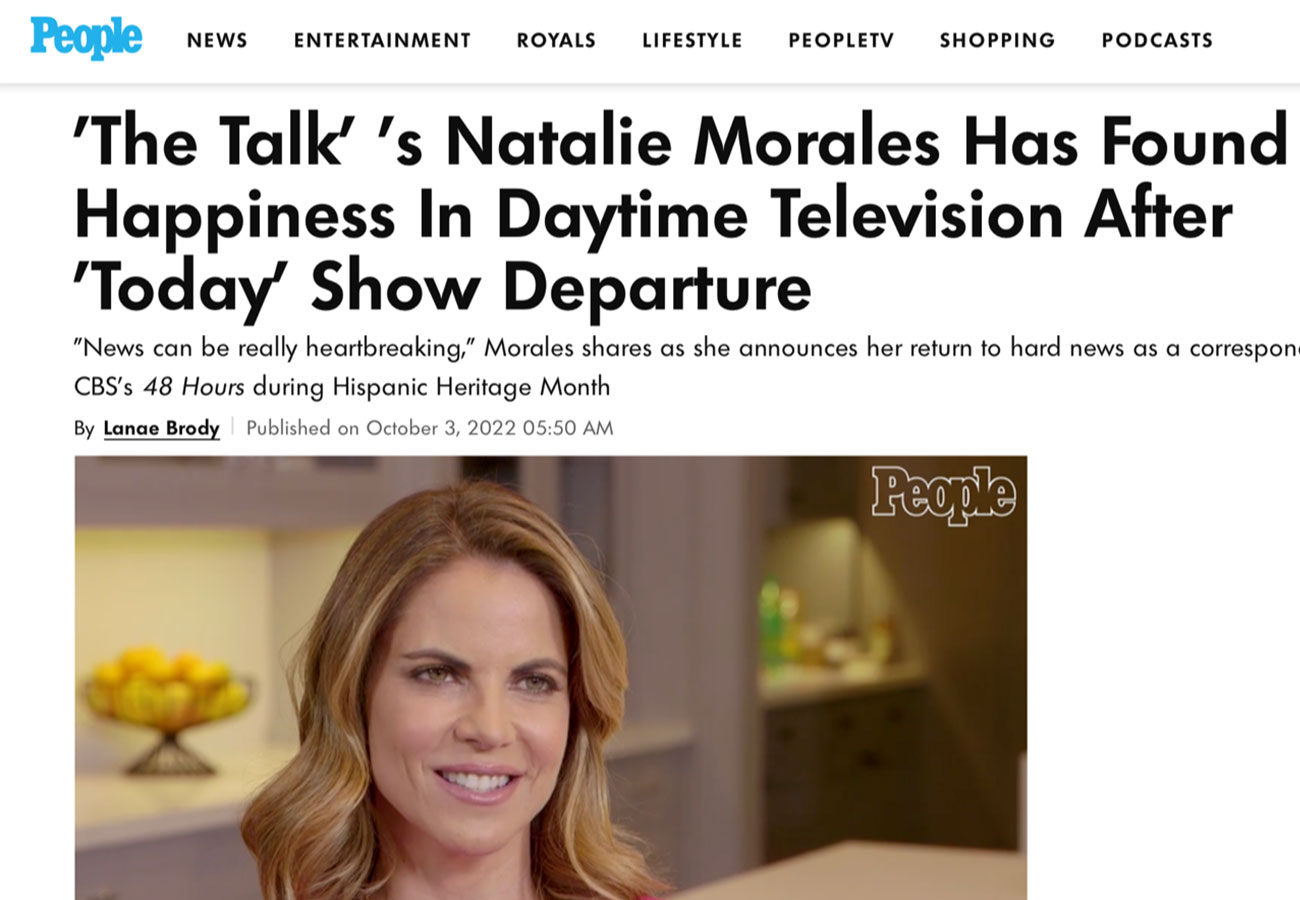 'The Talk' 's Natalie Morales Has Found Happiness In Daytime Television After 'Today' Show Departure
